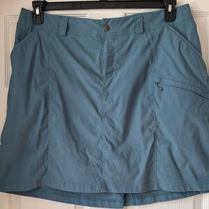 Duluth Trading Co Teal Midi Skort